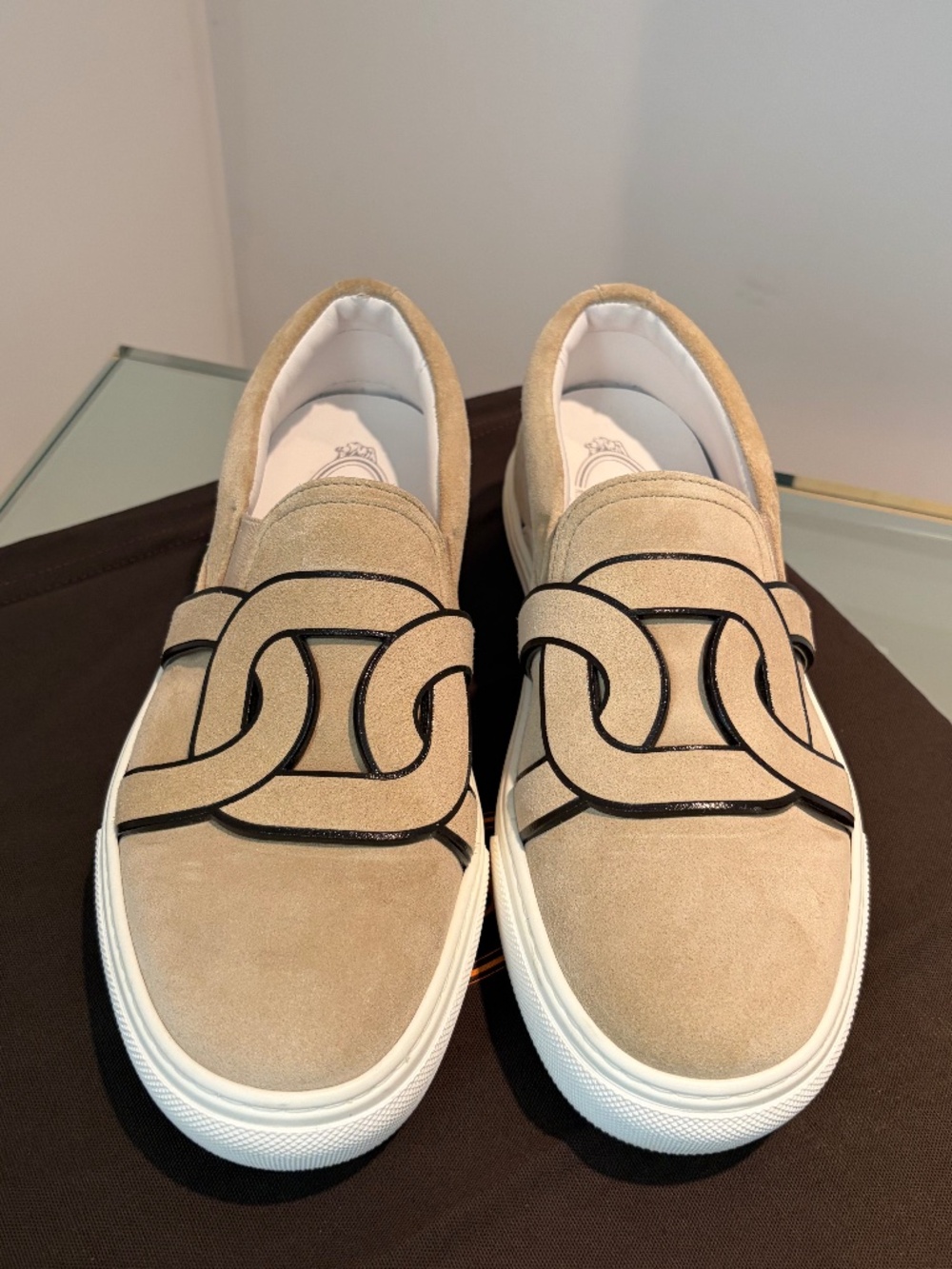 Tod's Sand Suede Sneakers